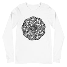 Load image into Gallery viewer, marbled mandala (front print)